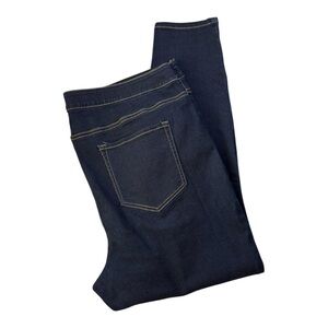 Maurices Blue Skinny Jeans with Deep Indigo Wash 22 Short